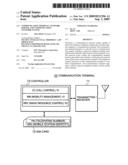 Communication terminal, network server, and communication network system diagram and image