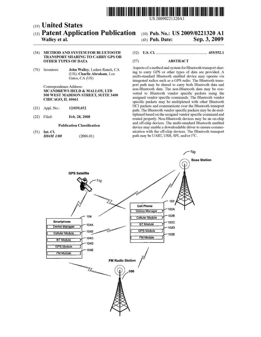 METHOD AND SYSTEM FOR BLUETOOTH TRANSPORT SHARING TO CARRY GPS OR OTHER TYPES OF DATA - diagram, schematic, and image 01