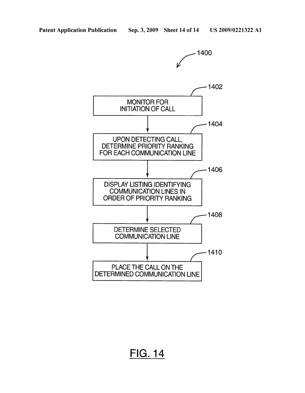 METHODS AND APPARATUS FOR LINE SELECTION IN A COMMUNICATION DEVICE - diagram, schematic, and image 15