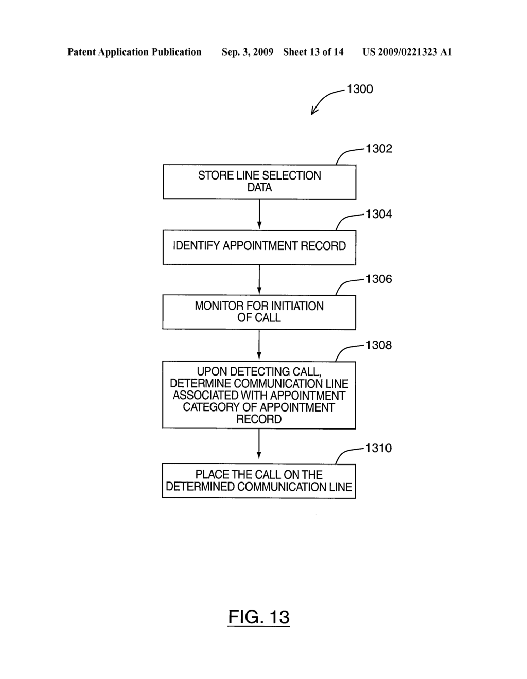 METHODS AND APPARATUS FOR LINE SELECTION IN A COMMUNICATION DEVICE - diagram, schematic, and image 14