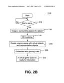 Method and system for creating a shared game space for a networked game diagram and image