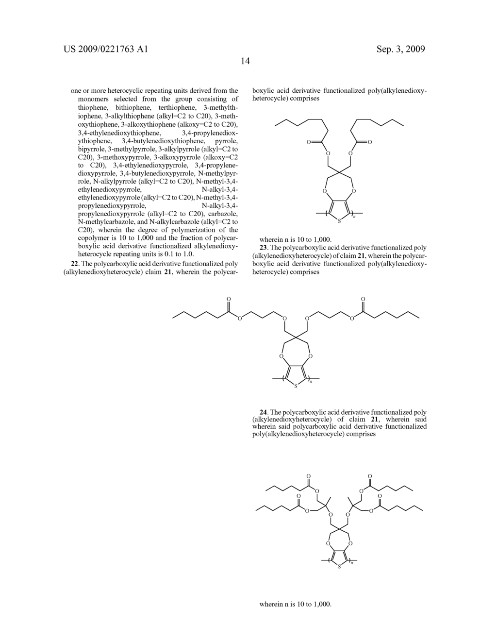 Chemical Defunctionalization of Polymeric Alkylenedioxyheterocyclics - diagram, schematic, and image 26