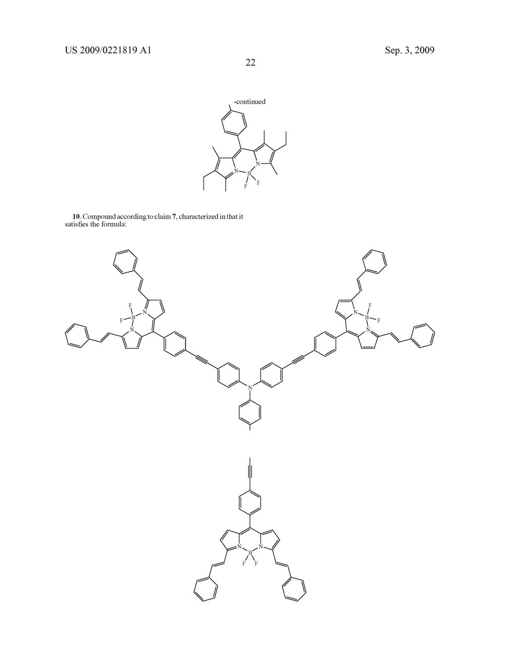 FLUORESCENT COMPOUNDS AND USE OF SAID COMPOUNDS IN MULTIPHOTON METHODS OR DEVICES - diagram, schematic, and image 32