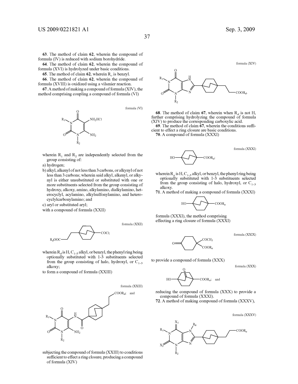 ADENOSINE RECEPTOR ANTAGONISTS AND METHODS OF MAKING AND USING THE SAME - diagram, schematic, and image 57