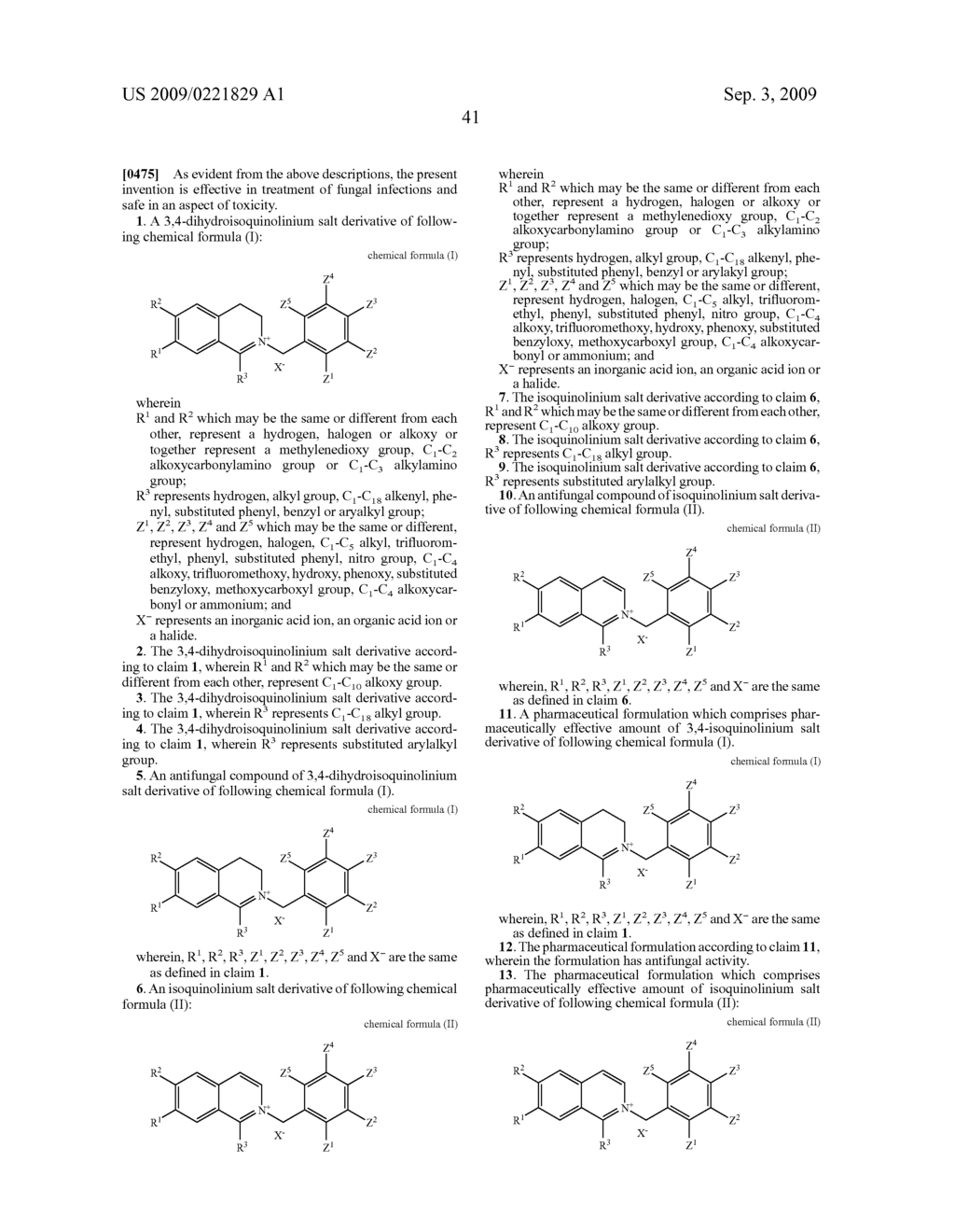3,4-Dihydroisoquinolinium Salt Derivatives - diagram, schematic, and image 42