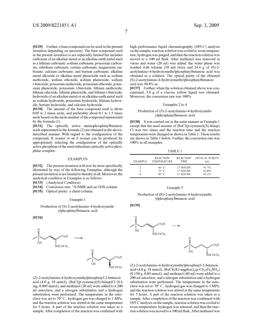 PROCESS FOR PRODUCTION OF OPTICALLY ACTIVE AMINOPHOSPHINYLBUTANOIC ACIDS - diagram, schematic, and image 08