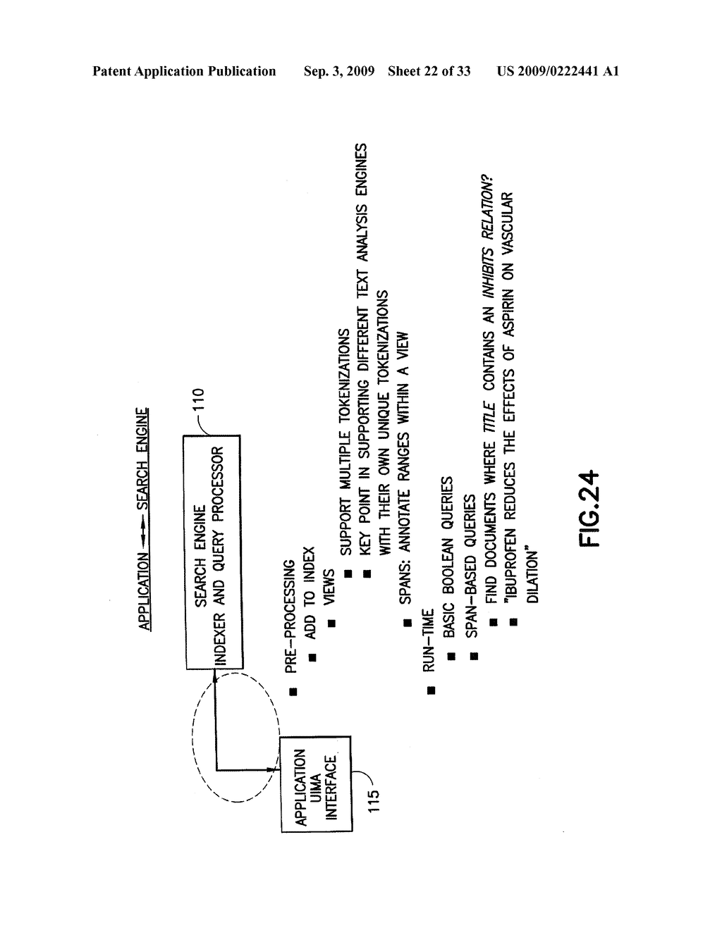 System, Method and Computer Program Product for Performing Unstructured Information Management and Automatic Text Analysis, Including a Search Operator Functioning as a Weighted And (WAND) - diagram, schematic, and image 23