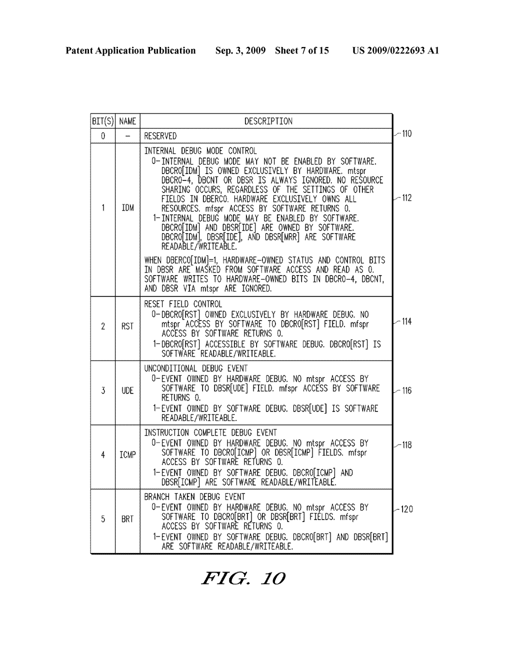 METHOD AND APPARATUS FOR MASKING DEBUG RESOURCES - diagram, schematic, and image 08