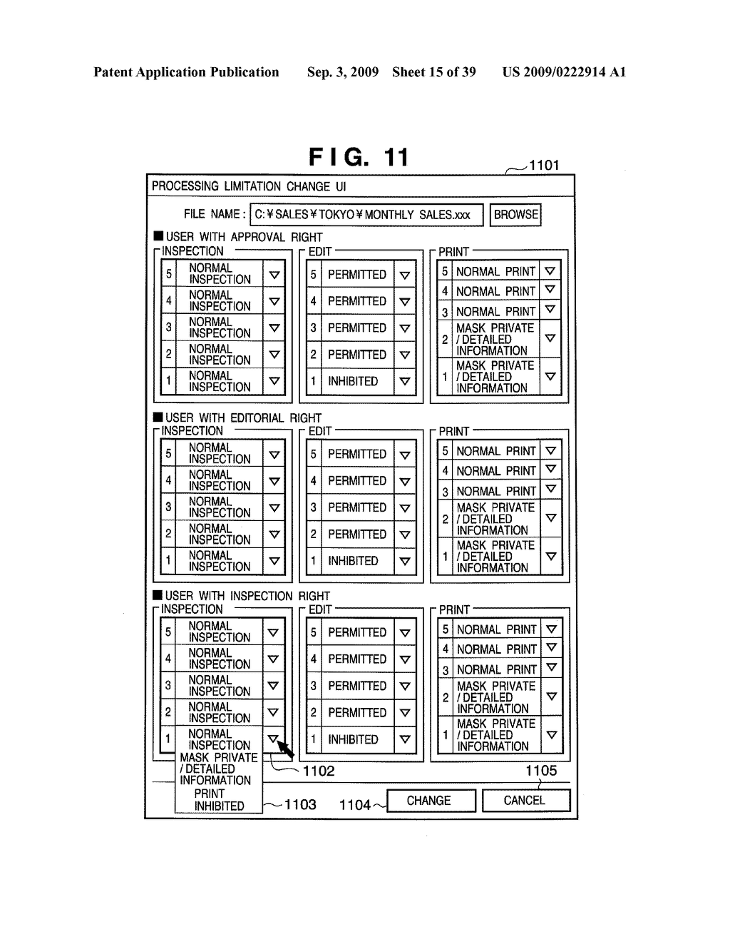 SECURITY MANAGEMENT METHOD AND APPARATUS, AND SECURITY MANAGEMENT PROGRAM - diagram, schematic, and image 16