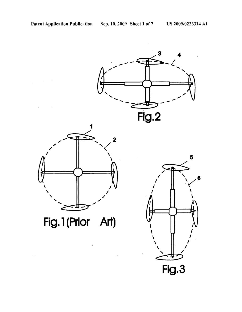 Cycloidal rotor with non-circular blade orbit - diagram, schematic, and image 02