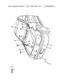 Hood lift-up apparatus diagram and image