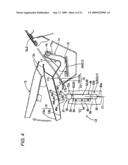 Hood lift-up apparatus diagram and image