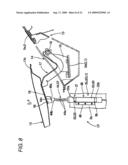 Hood lift-up apparatus diagram and image