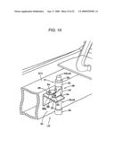 Hood lift-up apparatus diagram and image