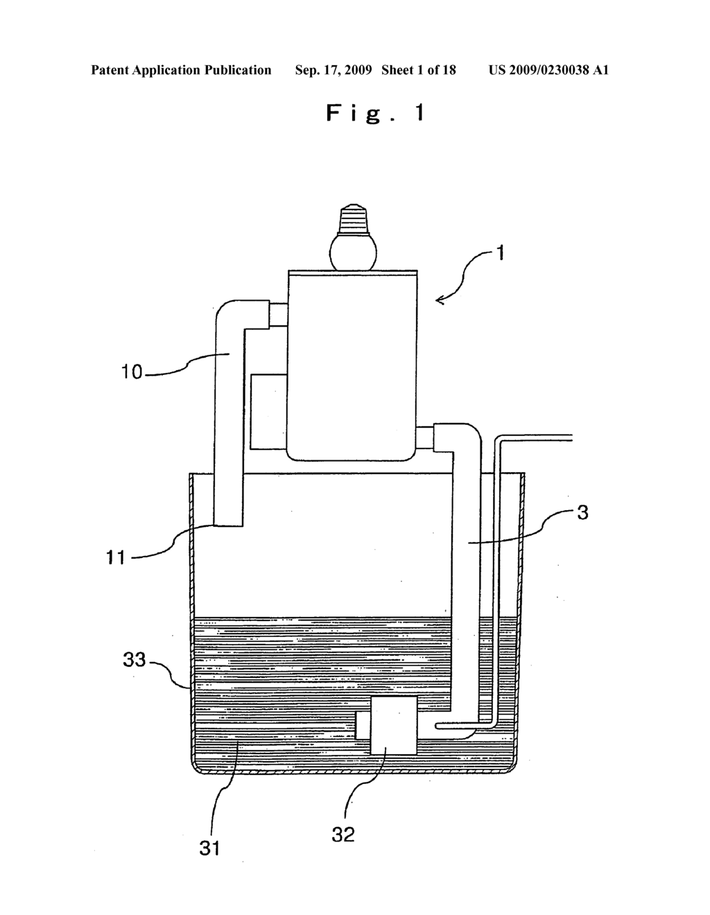 APPARATUS FOR PRODUCING PHOTOCATALYTIC REACTION WATER - diagram, schematic, and image 02