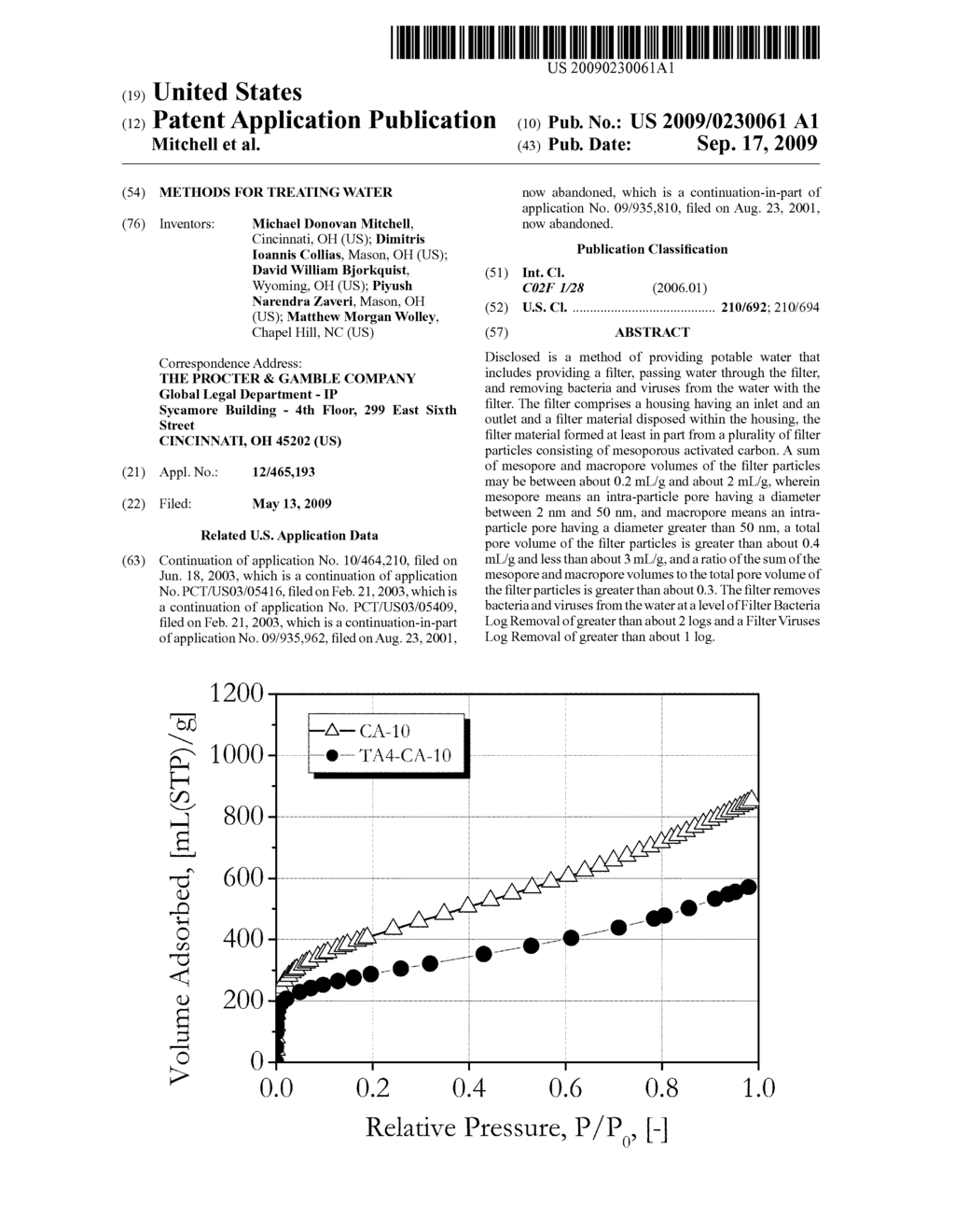 METHODS FOR TREATING WATER - diagram, schematic, and image 01