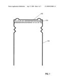 VENTED SCREWCAP CLOSURE WITH DIFFUSIVE MEMBRANE LINER diagram and image