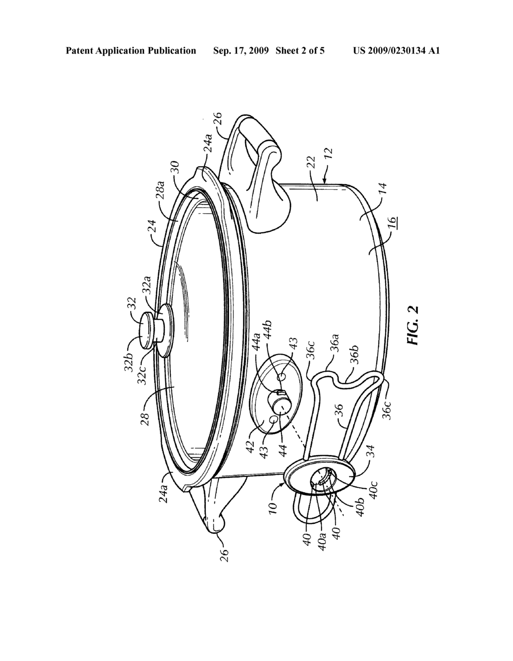 LID HOLDER FOR COOKING VESSEL - diagram, schematic, and image 03