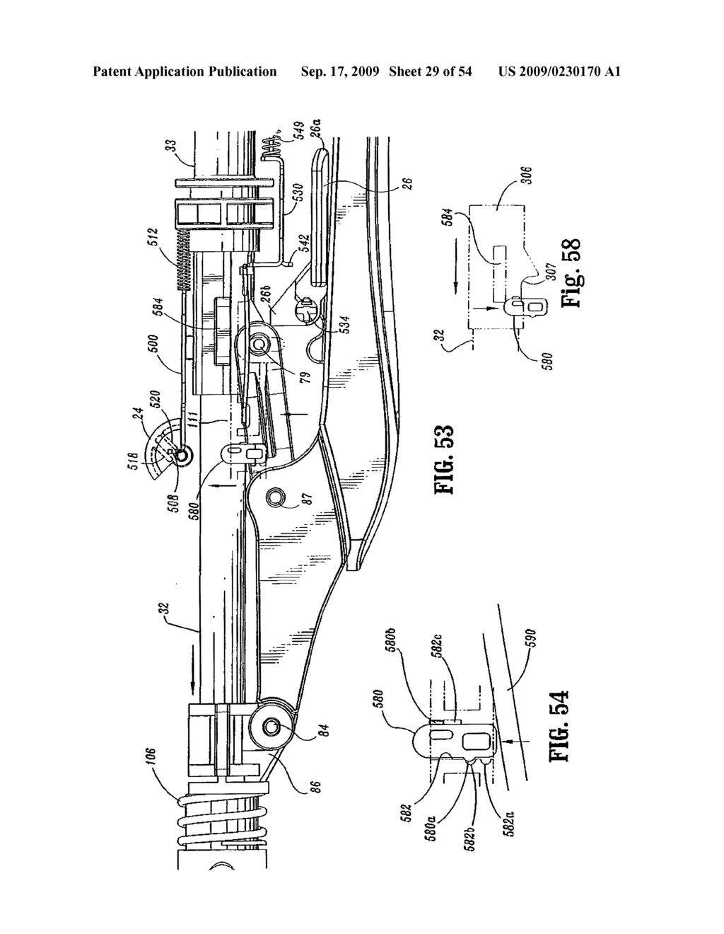 Ratcheting Mechanism for Surgical Stapling Device - diagram, schematic, and image 30