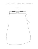 Portable tree or pole/post mounted recreational trash bag holder with lid diagram and image