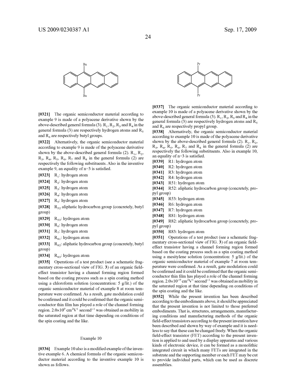 ORGANIC SEMICONDUCTOR MATERIAL, ORGANIC SEMICONDUCTOR THIN FILM AND ORGANIC SEMICONDUCTOR DEVICE - diagram, schematic, and image 30