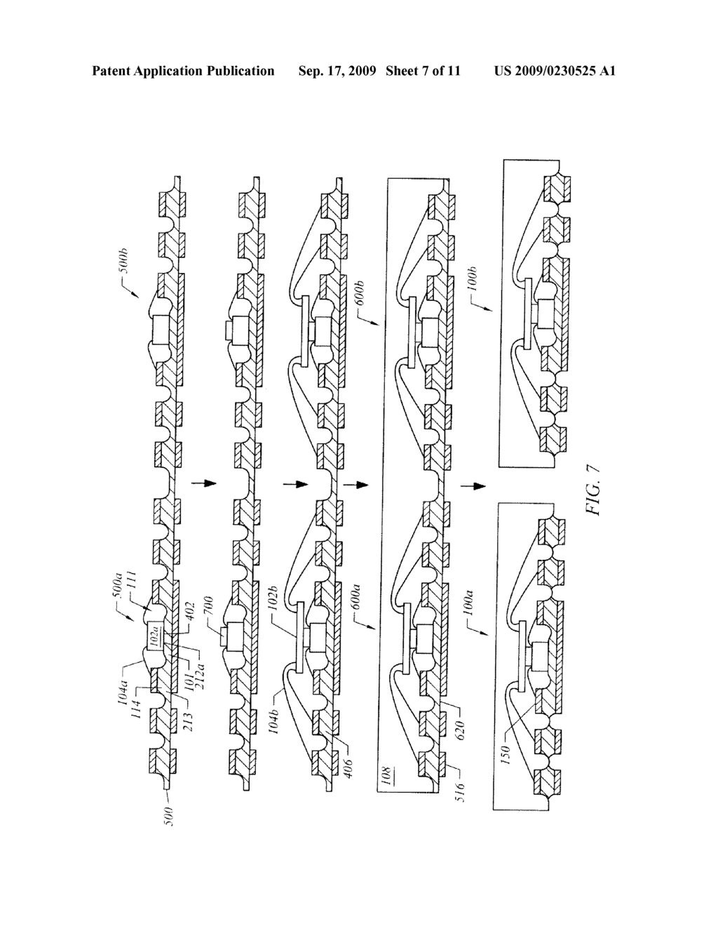 ADVANCED QUAD FLAT NO LEAD CHIP PACKAGE HAVING MARKING AND CORNER LEAD FEATURES AND MANUFACTURING METHODS THEREOF - diagram, schematic, and image 08