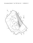 THERMOFORMED VEHICLE FLOOR TRAY WITH BAFFLE-CONTAINING RESERVOIR diagram and image