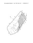 THERMOFORMED VEHICLE FLOOR TRAY WITH BAFFLE-CONTAINING RESERVOIR diagram and image