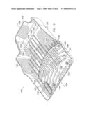 THERMOFORMED VEHICLE FLOOR TRAY WITH BAFFLE-CONTAINING RESERVOIR diagram and image