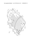 THERMOFORMED VEHICLE FLOOR TRAY WITH BAFFLE-CONTAINING RESERVOIR diagram and image