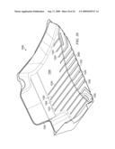 THERMOFORMED VEHICLE FLOOR TRAY WITH BAFFLE-CONTAINING RESERVOIR diagram and image