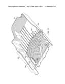 THERMOFORMED VEHICLE FLOOR TRAY WITH BAFFLE-CONTAINING RESERVOIR diagram and image