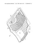 THERMOFORMED VEHICLE FLOOR TRAY WITH BAFFLE-CONTAINING RESERVOIR diagram and image