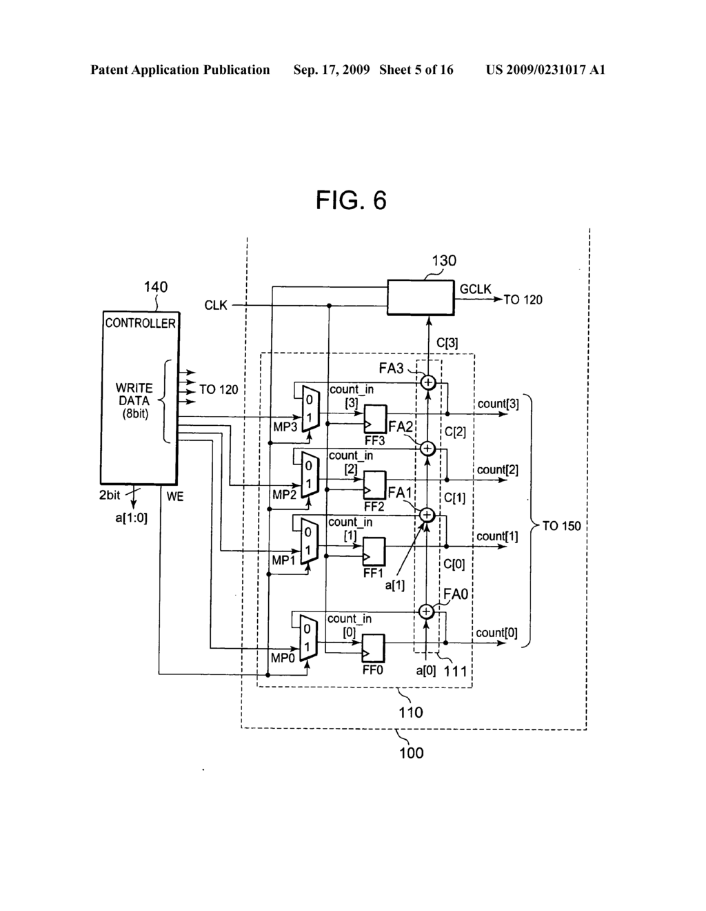 Counter circuit - diagram, schematic, and image 06