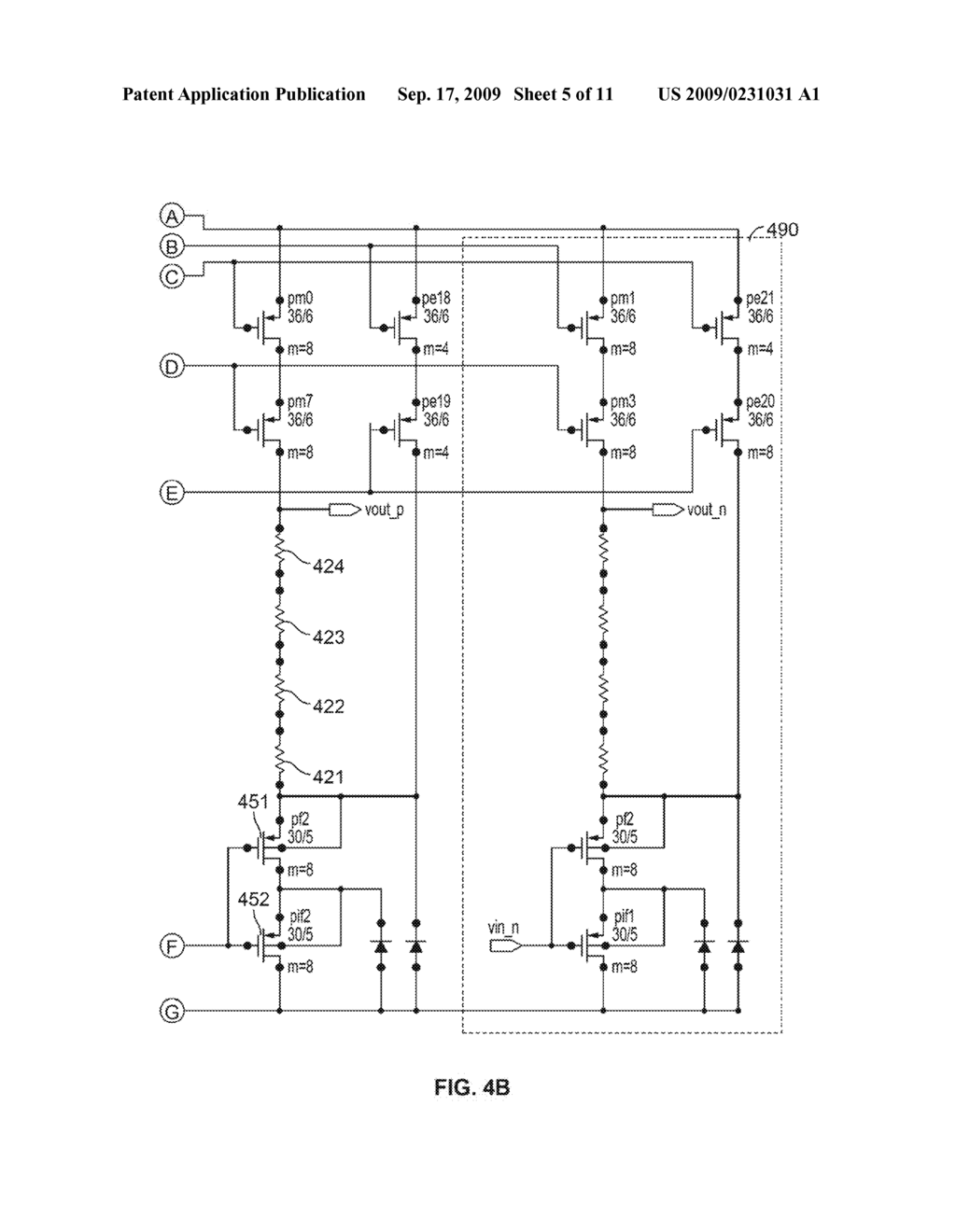 HIGH-IMPEDANCE LEVEL-SHIFTING AMPLIFIER CAPABLE OF HANDLING INPUT SIGNALS WITH A VOLTAGE MAGNITUDE THAT EXCEEDS A SUPPLY VOLTAGE - diagram, schematic, and image 06