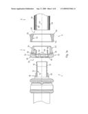 Transmission element for workpiece connections to be axially compressed and configuration for producing a nondetachable connection diagram and image