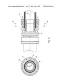 Transmission element for workpiece connections to be axially compressed and configuration for producing a nondetachable connection diagram and image