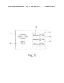 STRUCTURE FOR DISPLAYING OPERATION STATUS OF A POWER SUPPLY diagram and image