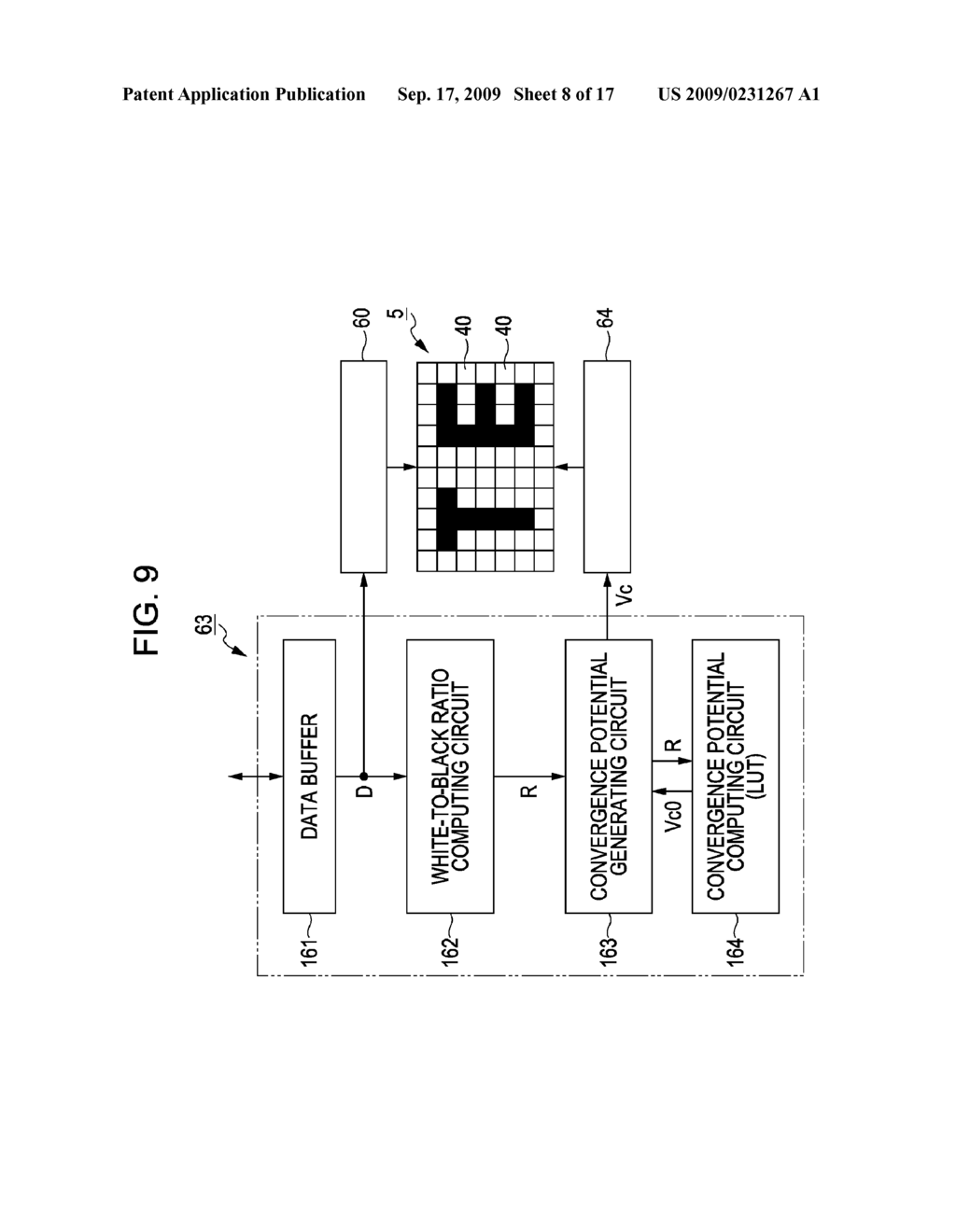 DRIVING METHOD OF ELECTROPHORETIC DISPLAY DEVICE, ELECTROPHORETIC DISPLAY DEVICE, AND ELECTRONIC APPARATUS - diagram, schematic, and image 09