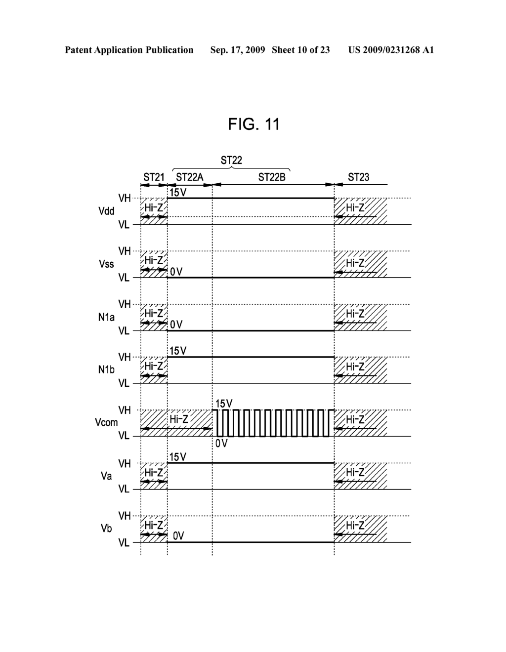 ELECTROPHORETIC DISPLAY DEVICE, METHOD OF DRIVING ELECTROPHORETIC DISPLAY DEVICE, AND ELECTRONIC APPARATUS - diagram, schematic, and image 11