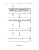 Portable Electronic Device and Program Image Selecting Method diagram and image