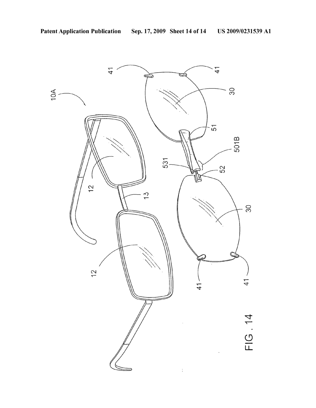 Shelter frame for spectacles - diagram, schematic, and image 15