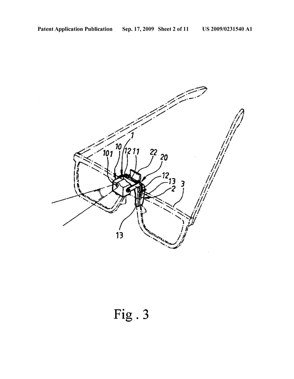 SPECTACLE WITH AN ILLUMINATION DEVICE - diagram, schematic, and image 03