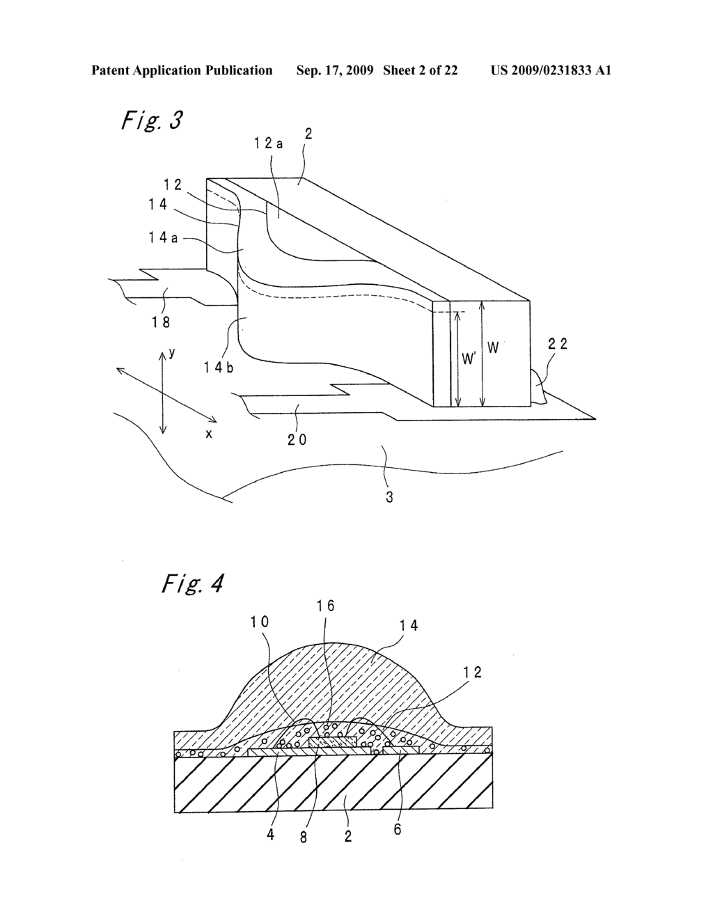 LIGHT EMITTING DEVICE PROVIDED WITH LENS FOR CONTROLLING LIGHT DISTRIBUTION CHARACTERISTIC - diagram, schematic, and image 03