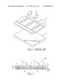 LIGHT EMITTING DIODE LIGHTING MODULE AND METHOD FOR MAKING THE SAME diagram and image