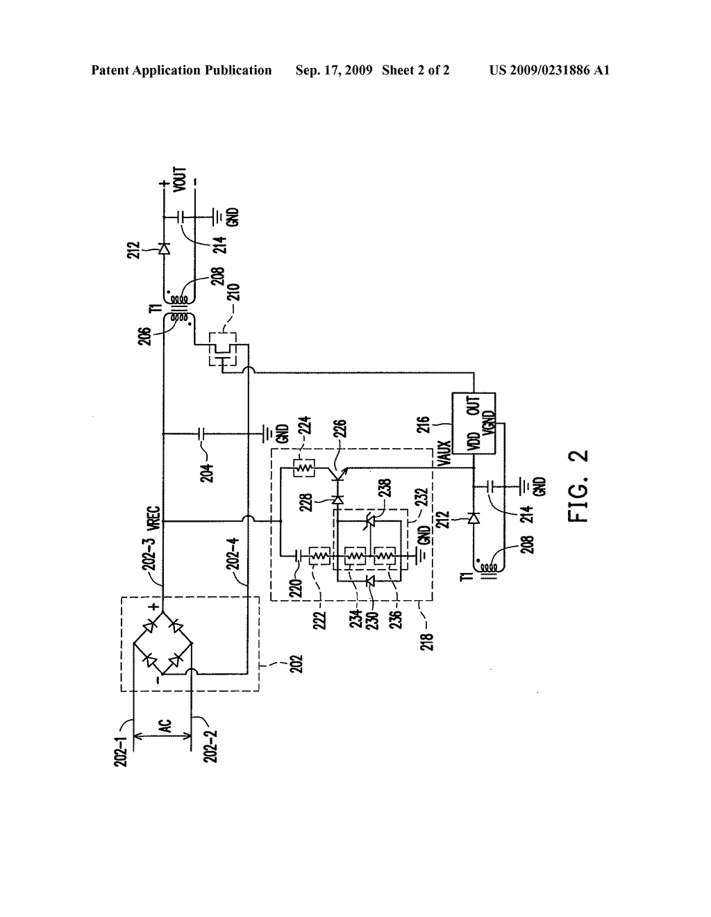 POWER SUPPLY AND BOOTSTRAP CIRCUIT THEREOF - diagram, schematic, and image 03