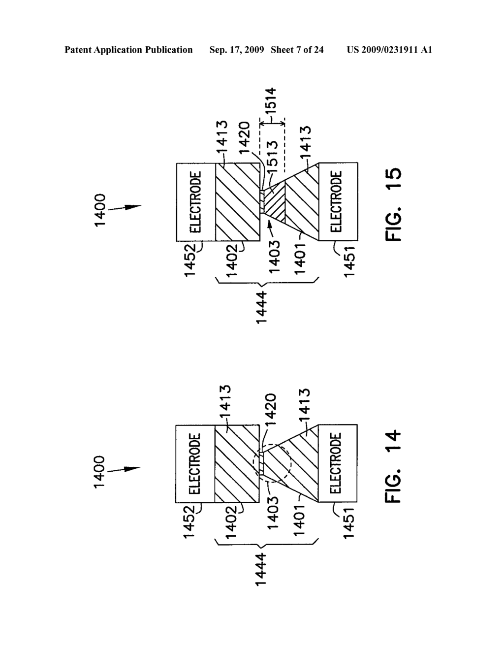 PHASE CHANGE MEMORY CELL WITH CONSTRICTION STRUCTURE - diagram, schematic, and image 08