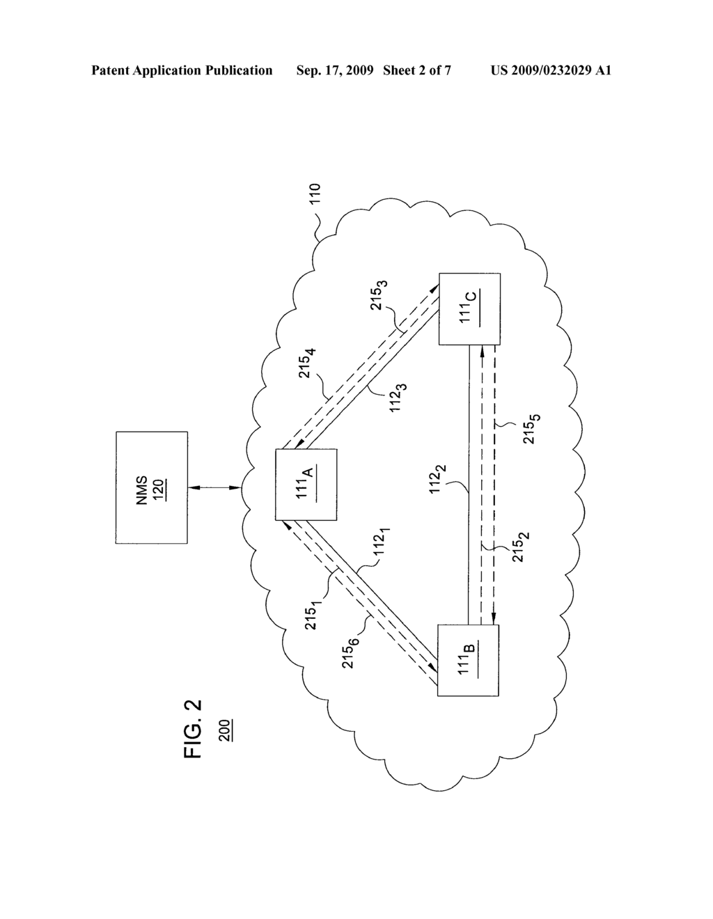 METHOD AND APPARATUS FOR PROVIDING FULL LOGICAL CONNECTIVITY IN MPLS NETWORKS - diagram, schematic, and image 03