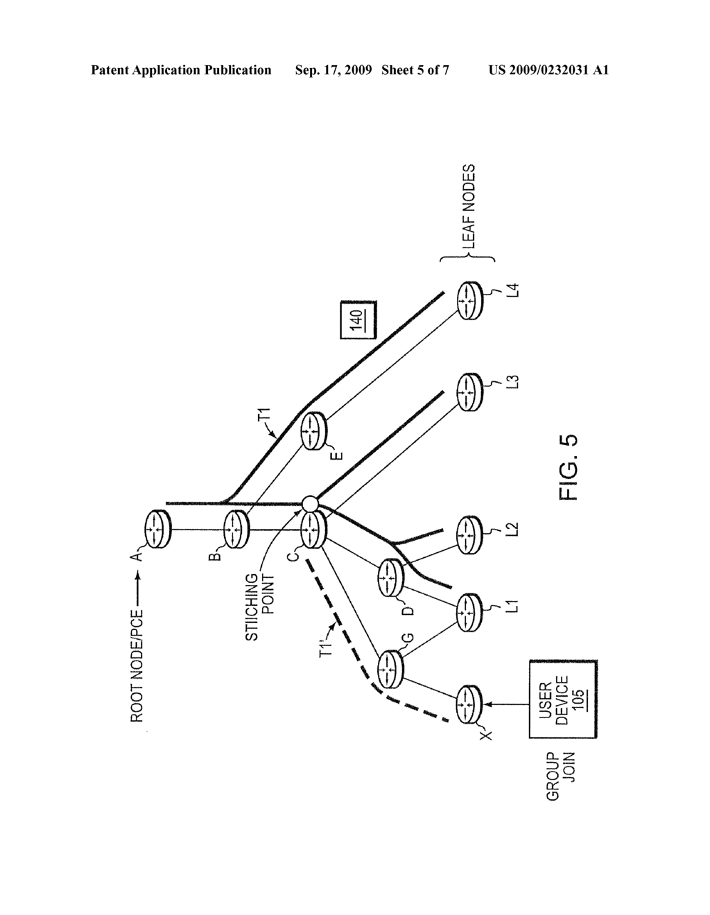 RECEIVER-BASED CONSTRUCTION OF POINT-TO-MULTIPOINT TREES USING PATH COMPUTATION ELEMENTS IN A COMPUTER NETWORK - diagram, schematic, and image 06