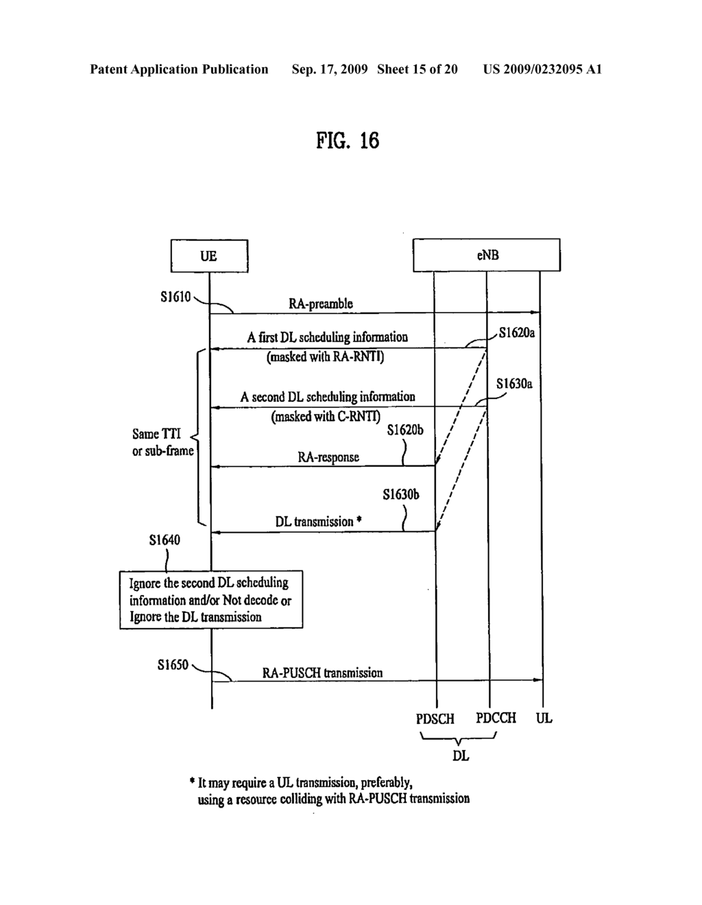 METHOD FOR RESOLVING COLLISION OF UPLINK SIGNALS - diagram, schematic, and image 16